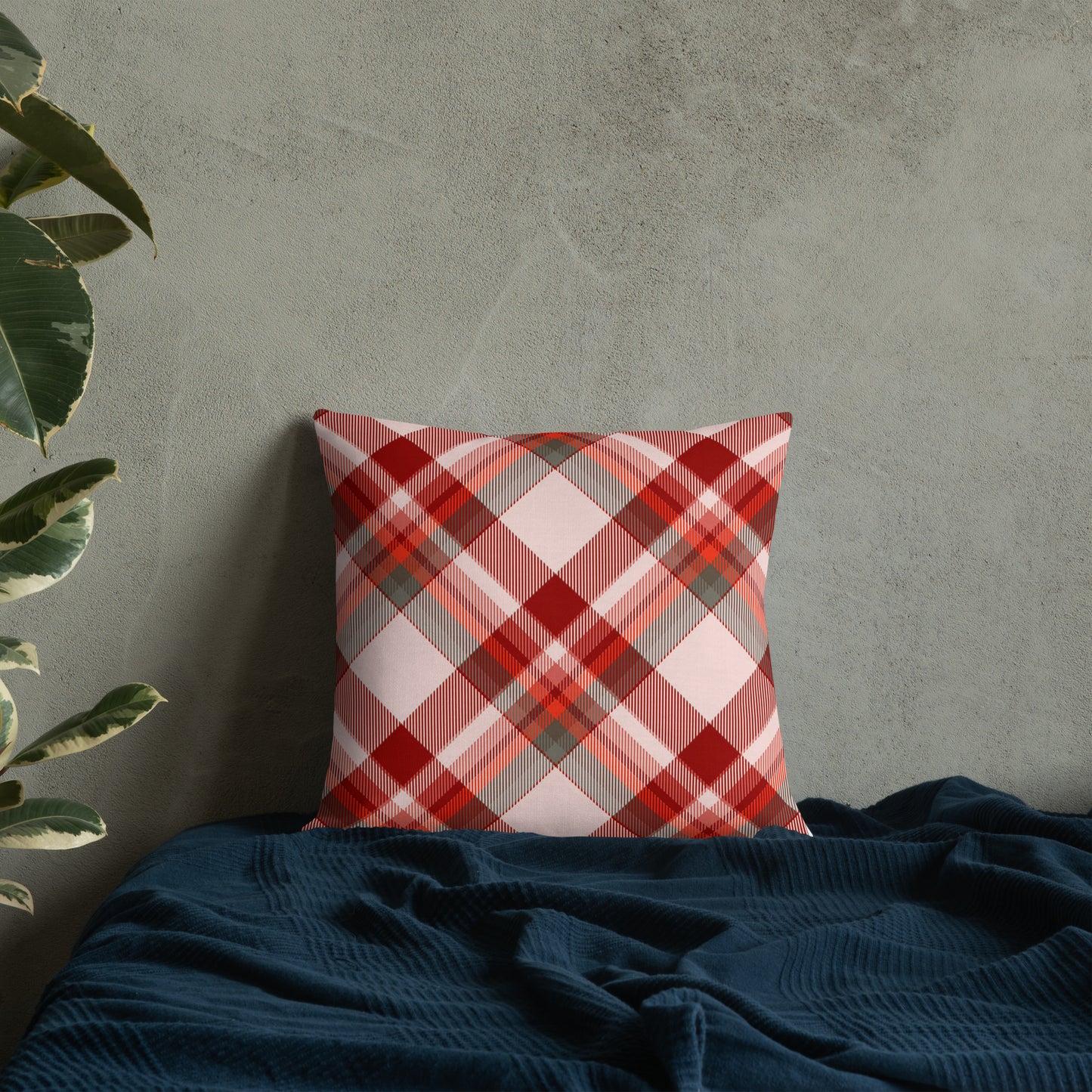 Christmas Plaid Pillow