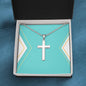 Stainless Cross Necklace with Ball Chain