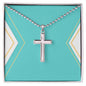 Stainless Cross Necklace with Ball Chain