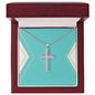 Stainless Cross Necklace with Ball Chain