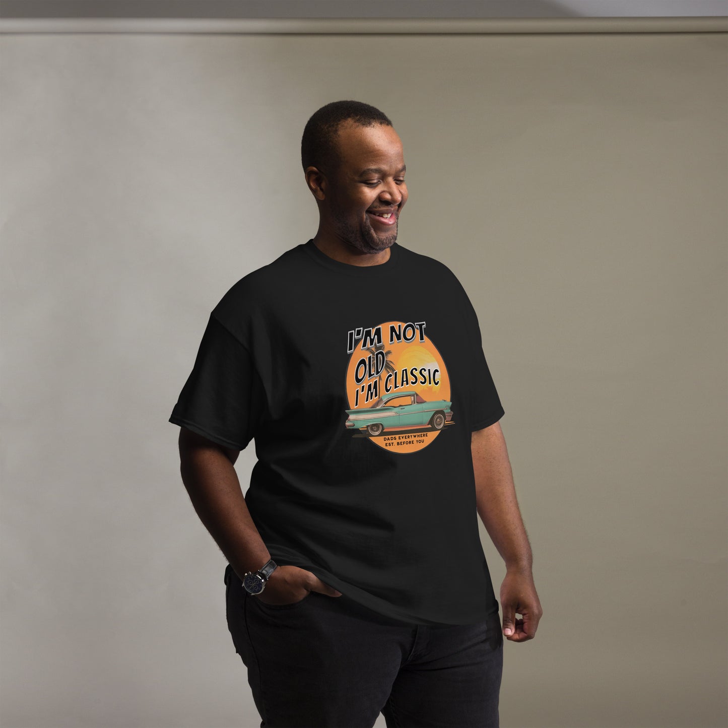 Classic Dad Humor Tee - 'I'm Not Old, I'm Classic'