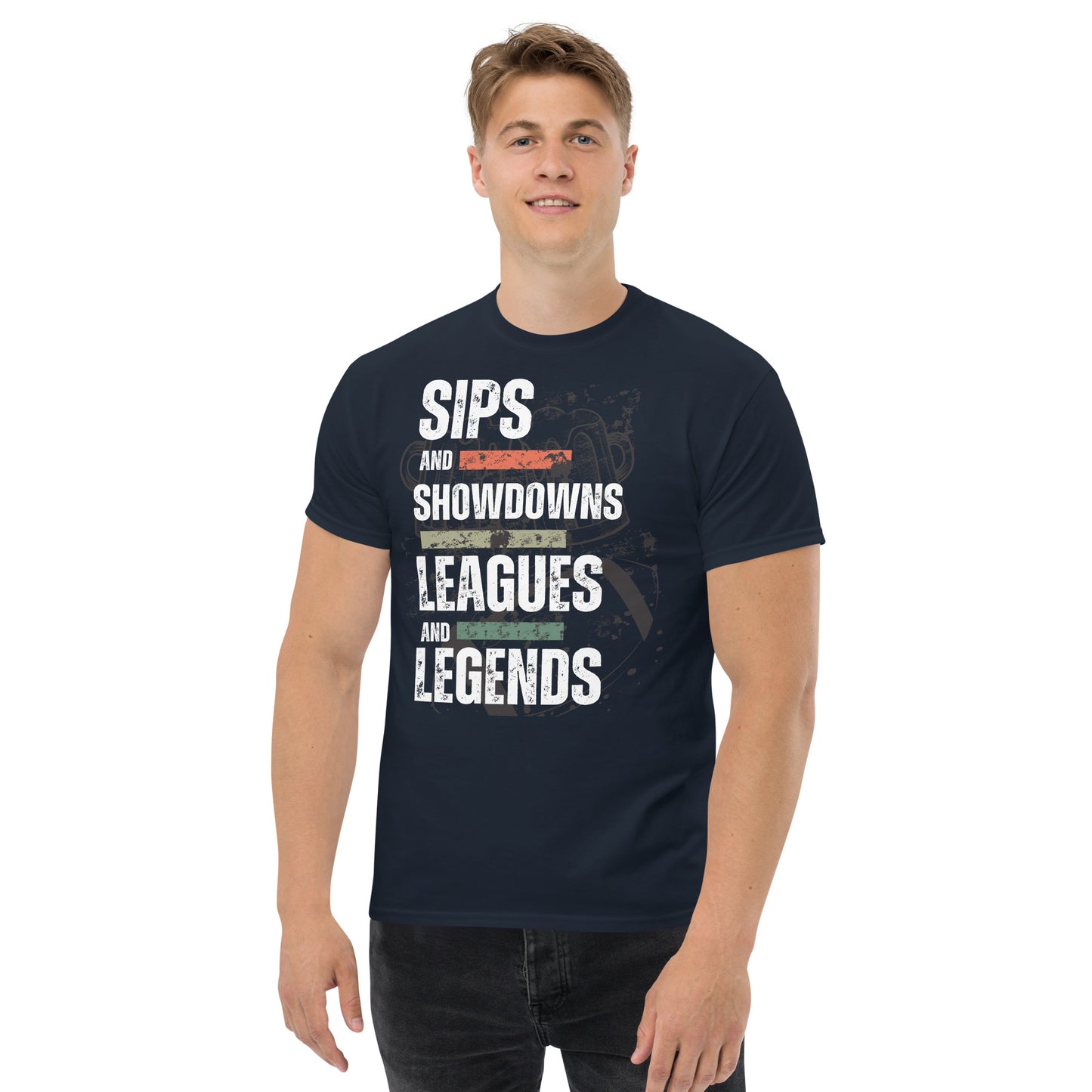 Sorbos y enfrentamientos, ligas y leyendas. Camiseta de fútbol para hombre
