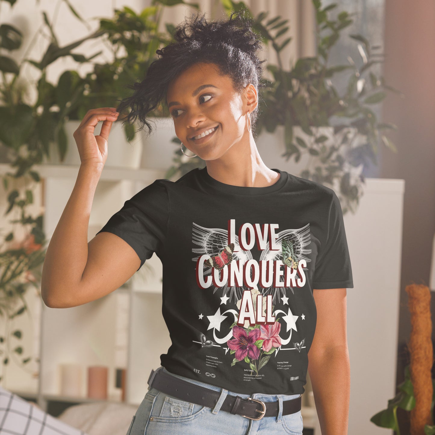 Love Conquers All' Unisex Tee - A Statement of Universal Love