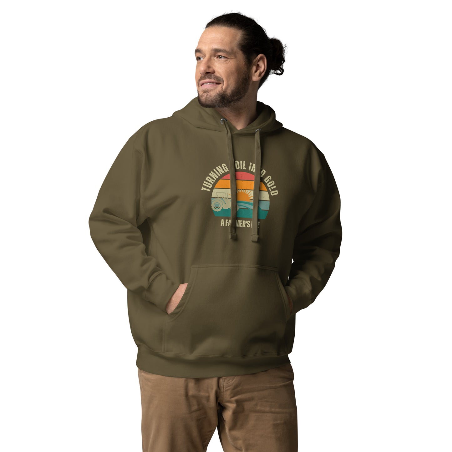 La vida del granjero - Sudadera con capucha unisex