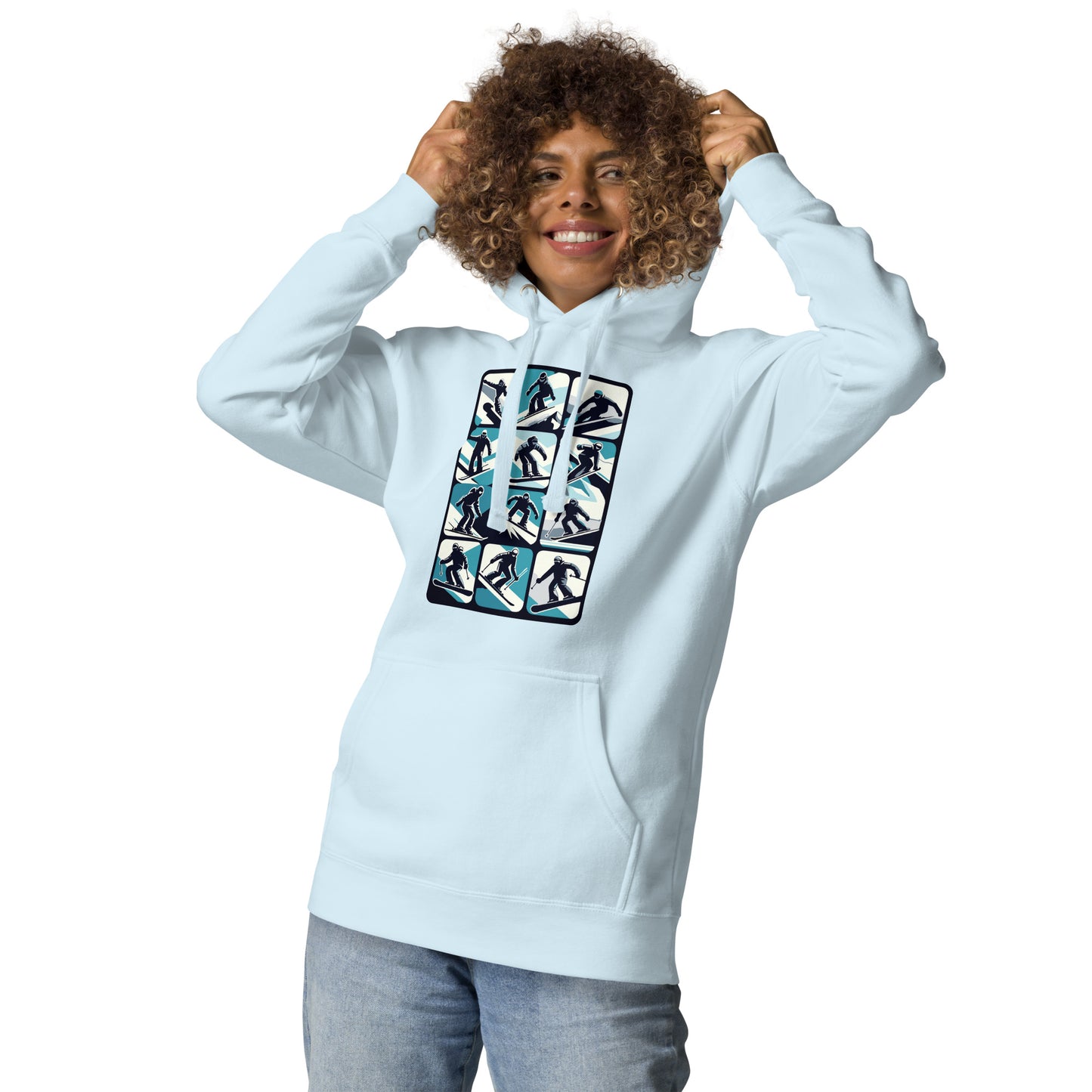 Snowboarder & Skier Enthusiast Unisex Hoodie