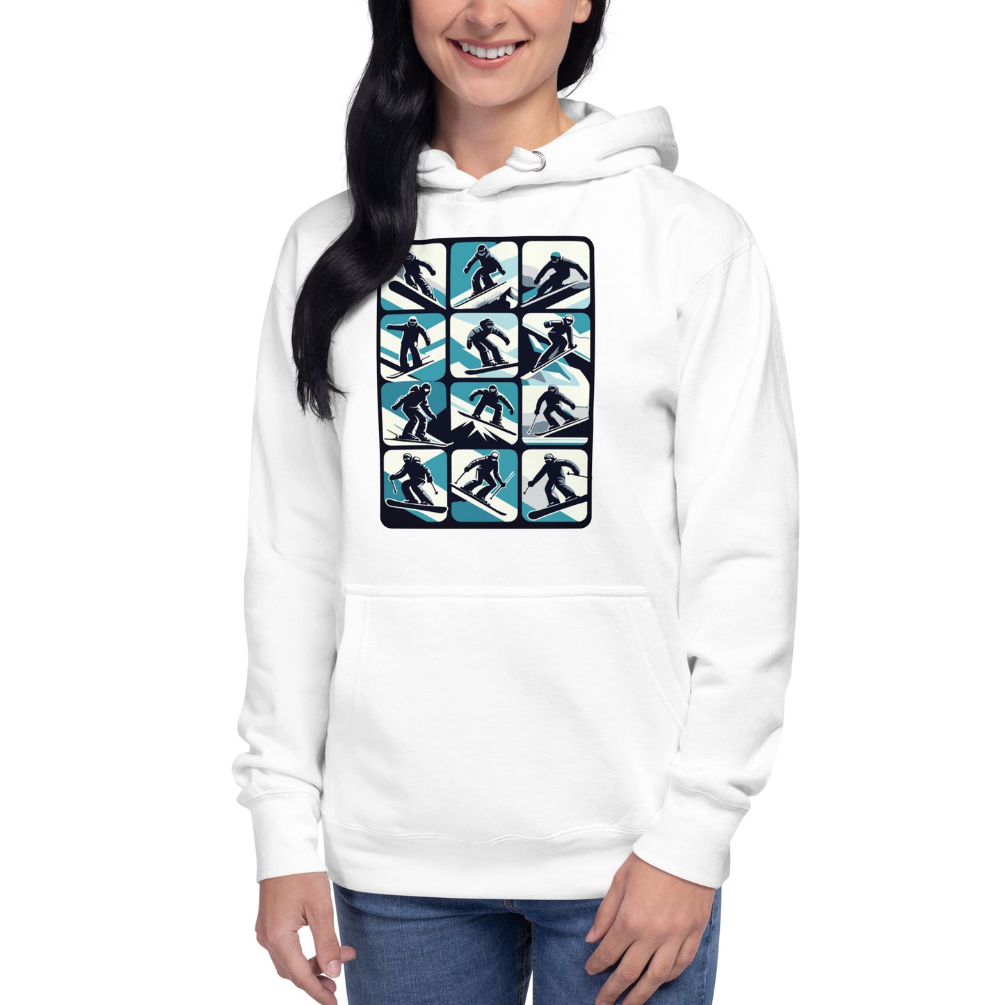 Snowboarder & Skier Enthusiast Unisex Hoodie