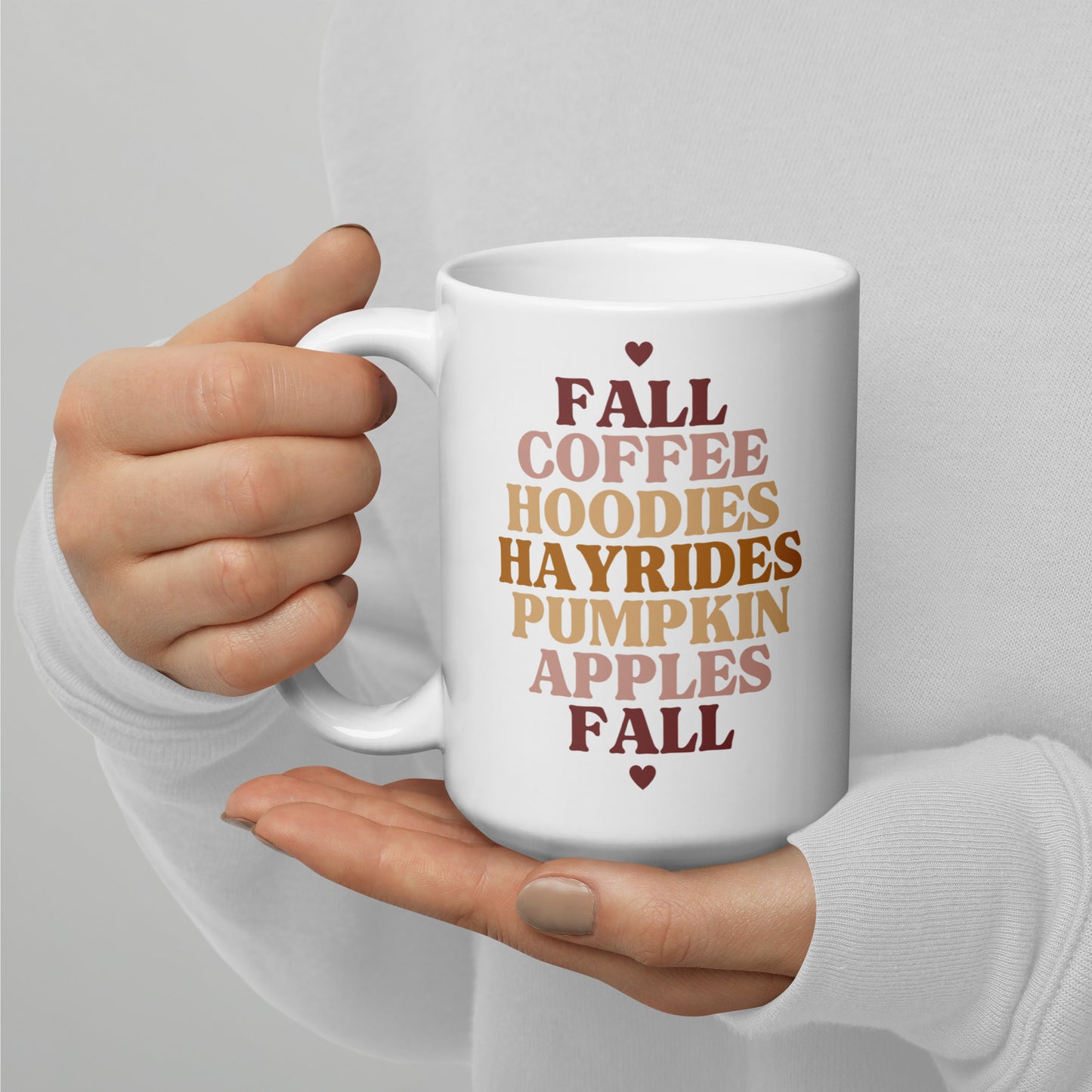 Fall White Mug