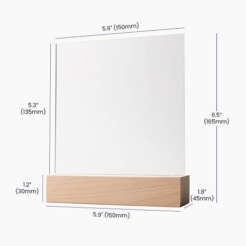 Family Love Square Acrylic Sign - A Centerpiece of Home and Heart