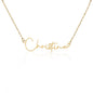 Script Name Necklace