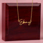 Script Name Necklace