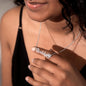 Name Necklace + Paw Print