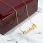 Name Necklace + Paw Print