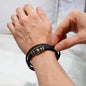 Love You Forever Men's Bracelet - Beard boyfriend message box