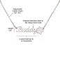 Name Necklace + Paw Print