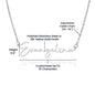 Script Name Necklace