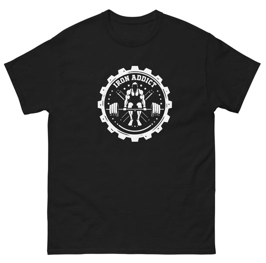 The Perfect Father's Day Gift for the Fitness Enthusiast Dad: The 'Iron Addict' Gym Tee Shirt