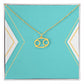 Zodiac Necklace in Polished Steel or 18K Gold Finish
