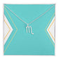 Zodiac Necklace in Polished Steel or 18K Gold Finish