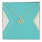 Zodiac Necklace in Polished Steel or 18K Gold Finish
