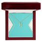Zodiac Necklace in Polished Steel or 18K Gold Finish