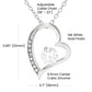 Collar Forever Love con cuadro de mensaje para esposa