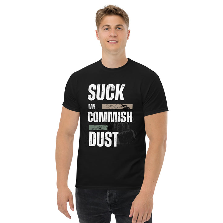 Suck My Commish Dust Camiseta de fútbol para hombre