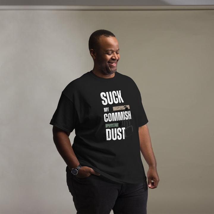 Suck My Commish Dust Camiseta de fútbol para hombre