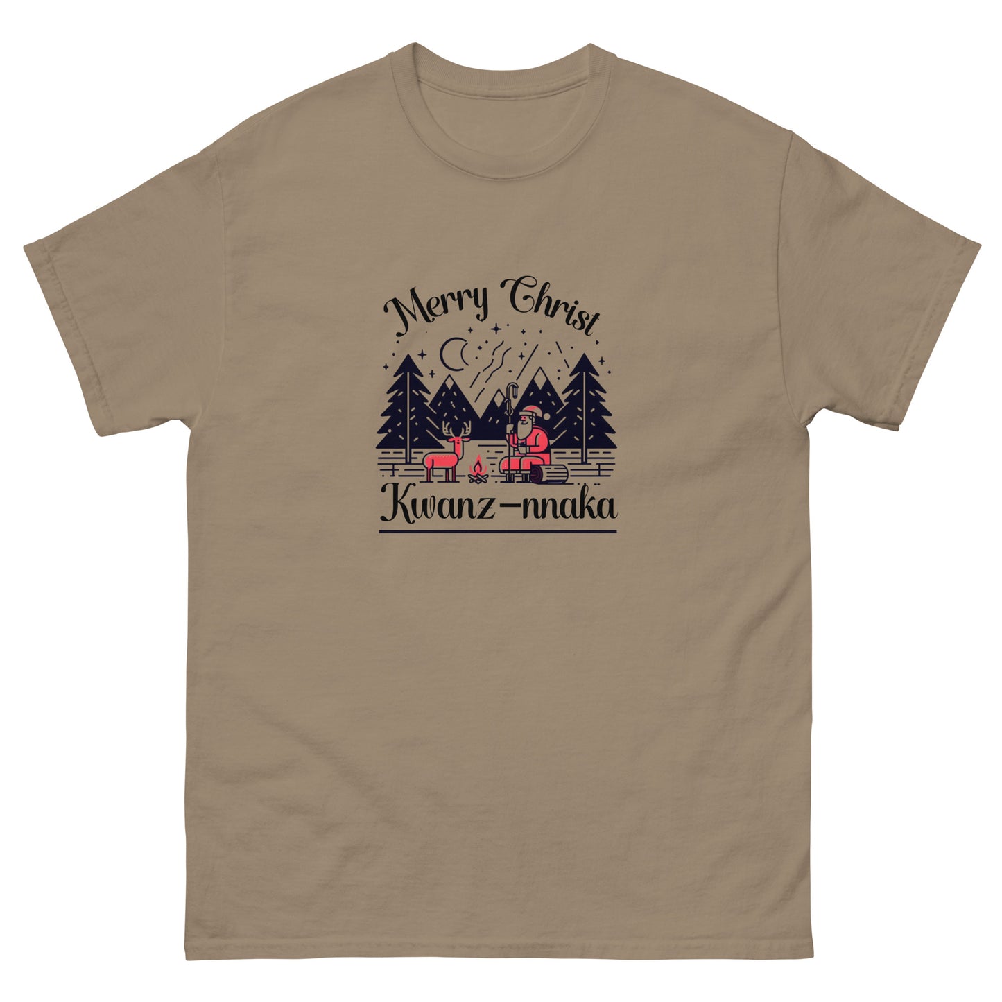 Merry Christ Kwanz nnaka Men's  Tee Shirt