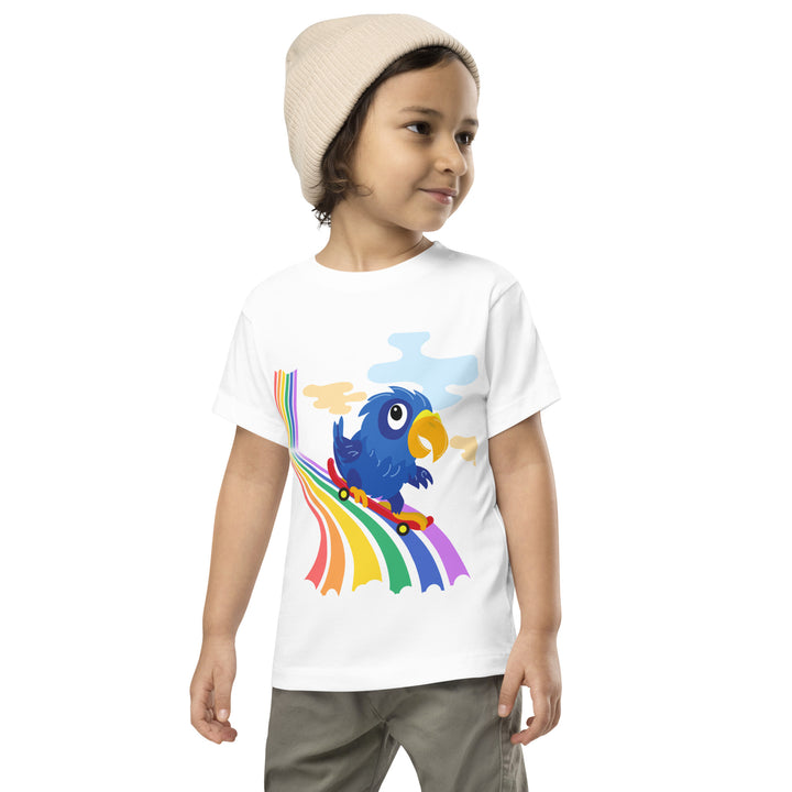 Skate Parrot - Camiseta para niños pequeños