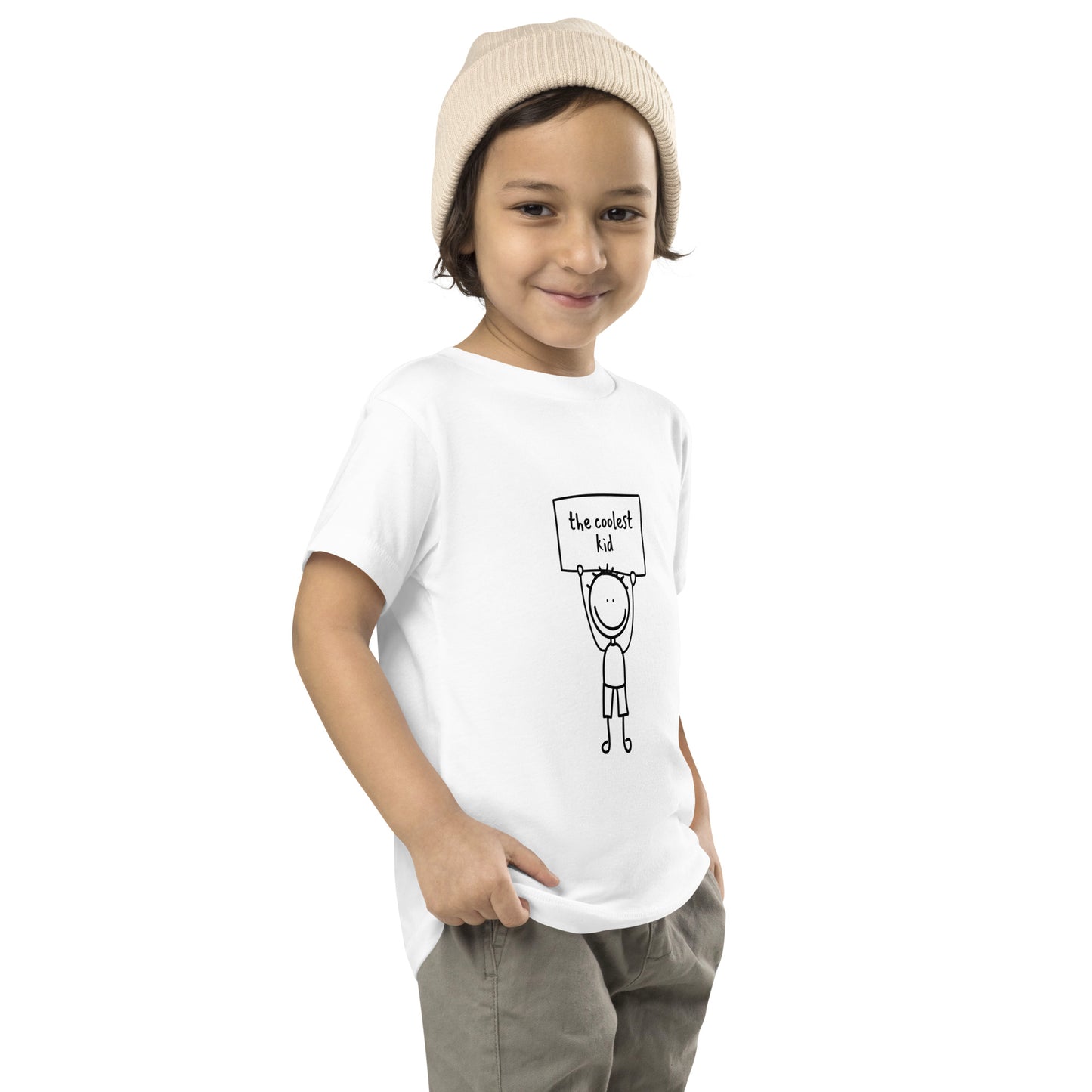 The coolest kid (boy ) - Short Sleeve Tee Shirt