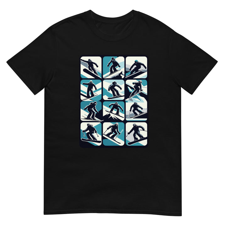 Snowboarder & Skier Enthusiast Short-Sleeve Unisex Tee Shirt