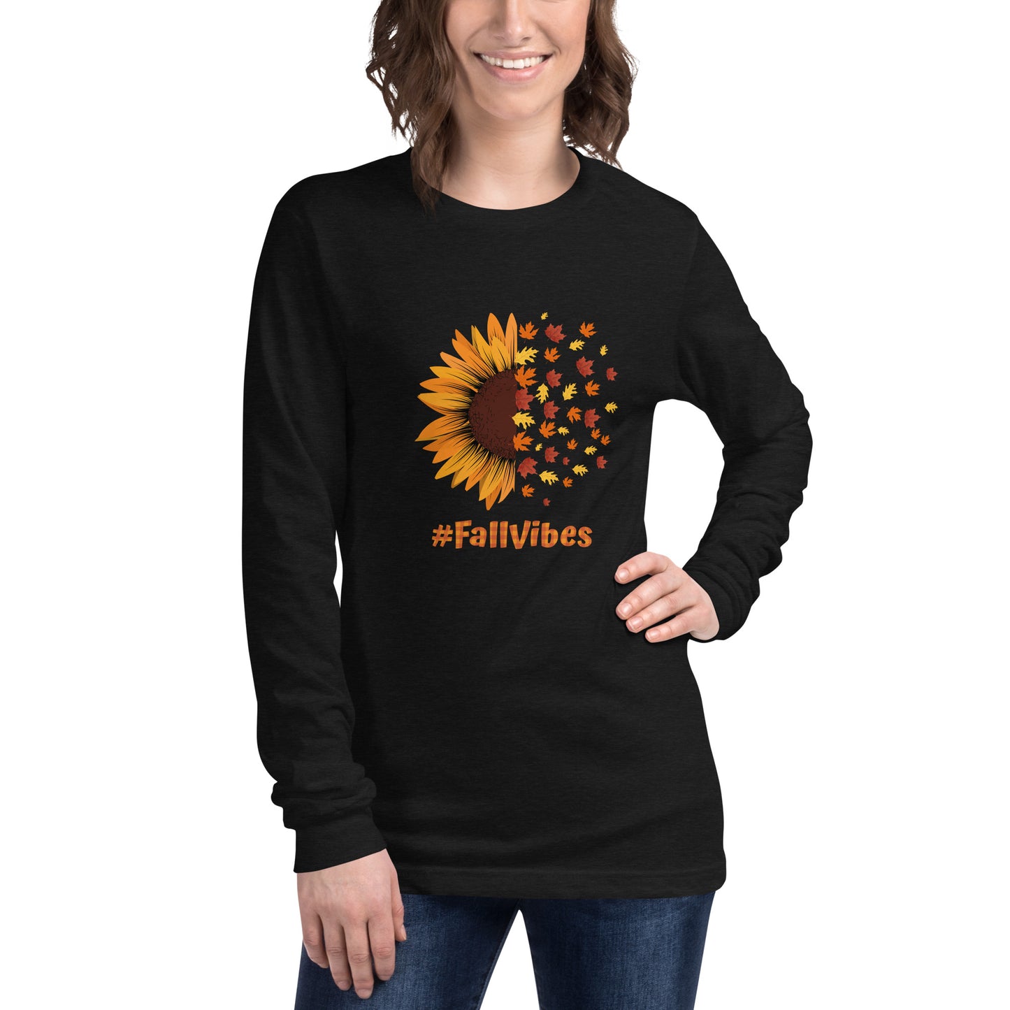 #FallVibes Long Sleeve Tee Shirt