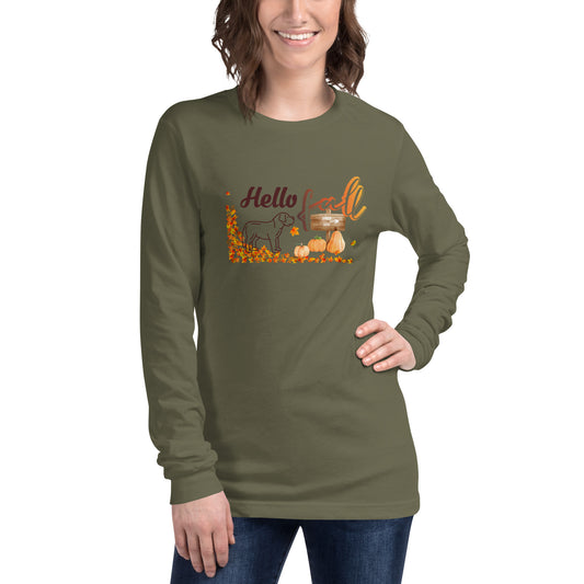 Hola Otoño San Bernardo Camiseta de manga larga