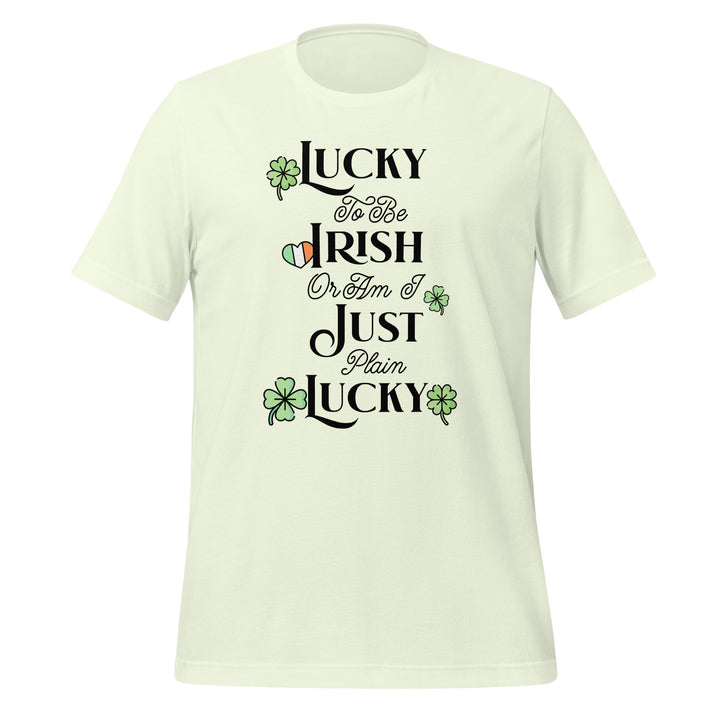 Irish Charm Lucky - Unisex Tee Shirt - Feminine Twist