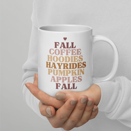 Fall White Mug