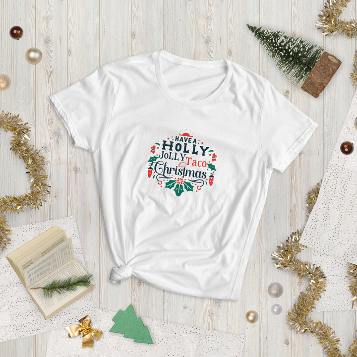 Have a Holly Jolly Taco Christmas Women's Tee Shirt
