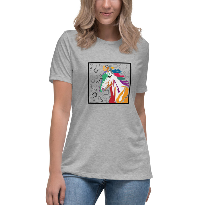 Camiseta de mujer Rainbow Horse of Luck