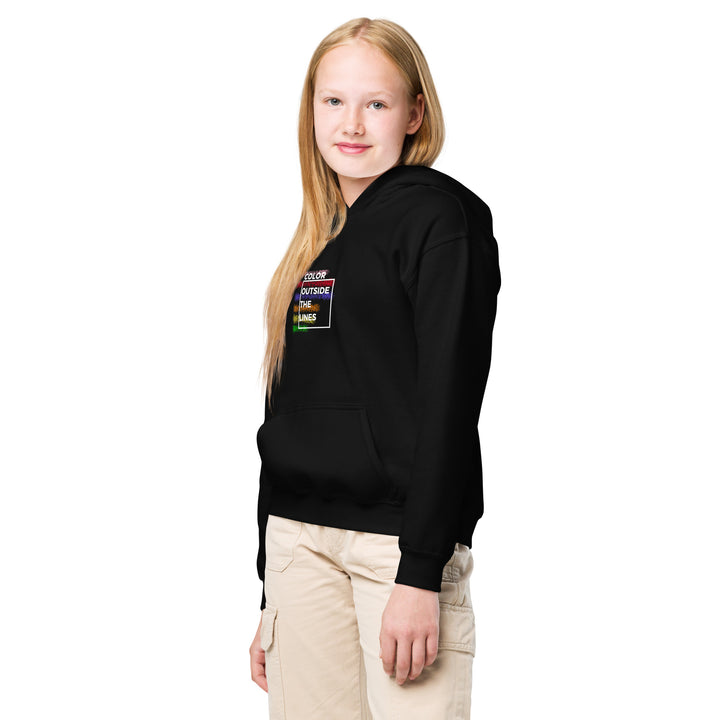 Color Outside the Lines - Youth Hoodie Sweatshirt