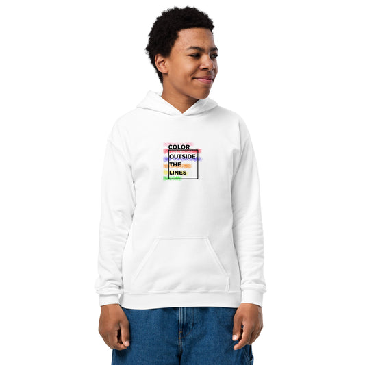 Color Outside the Lines - Youth Hoodie Sweatshirt