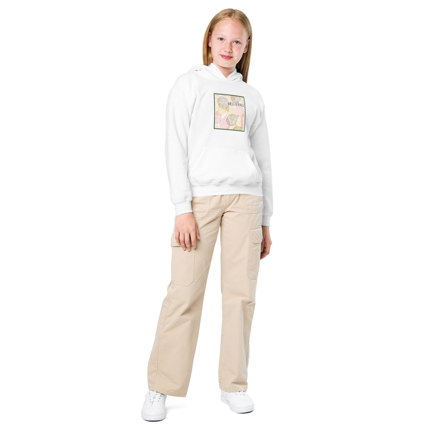 Hello Fall - Sudadera con capucha juvenil