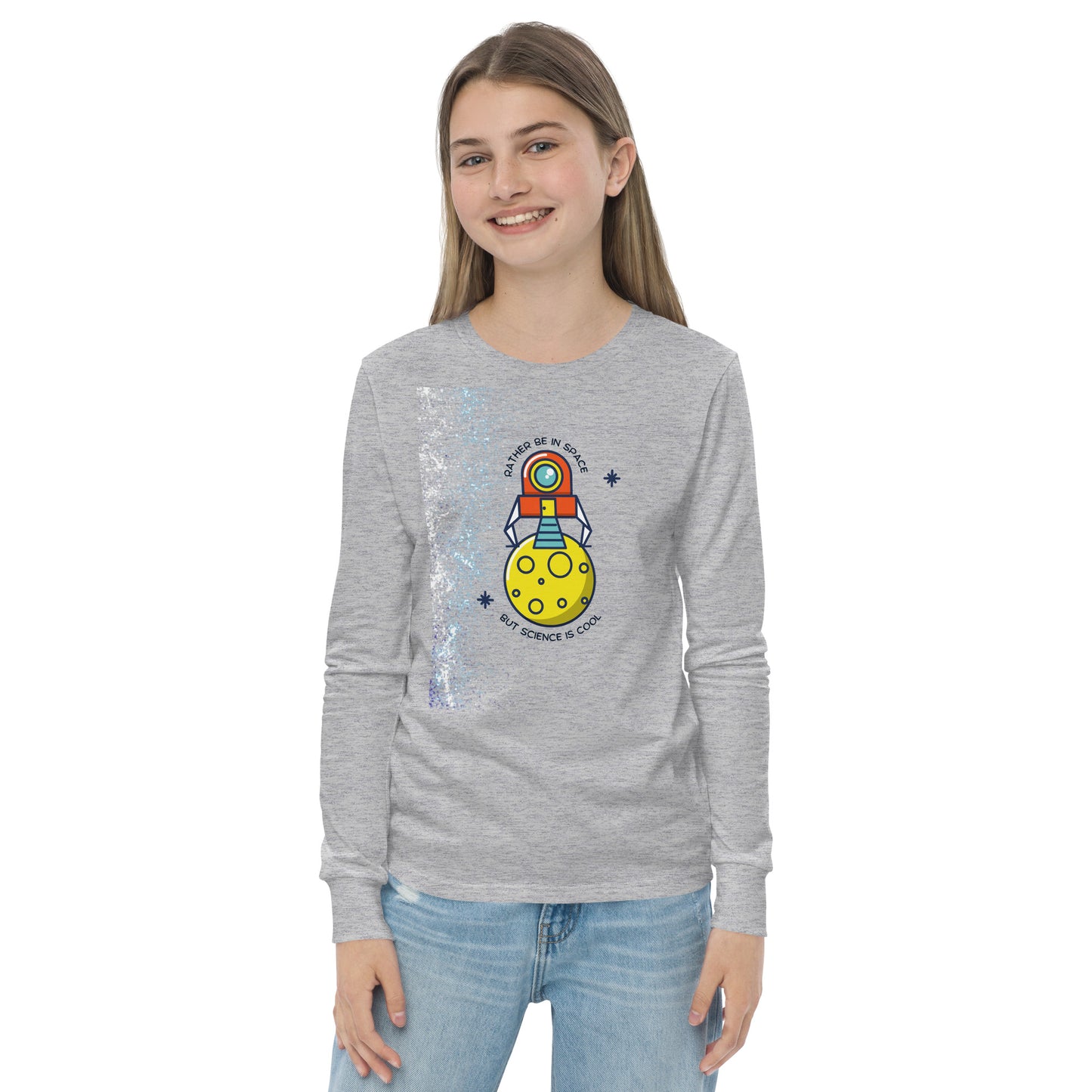 Rather be in Space - Youth Long Sleeve Tee Shirt