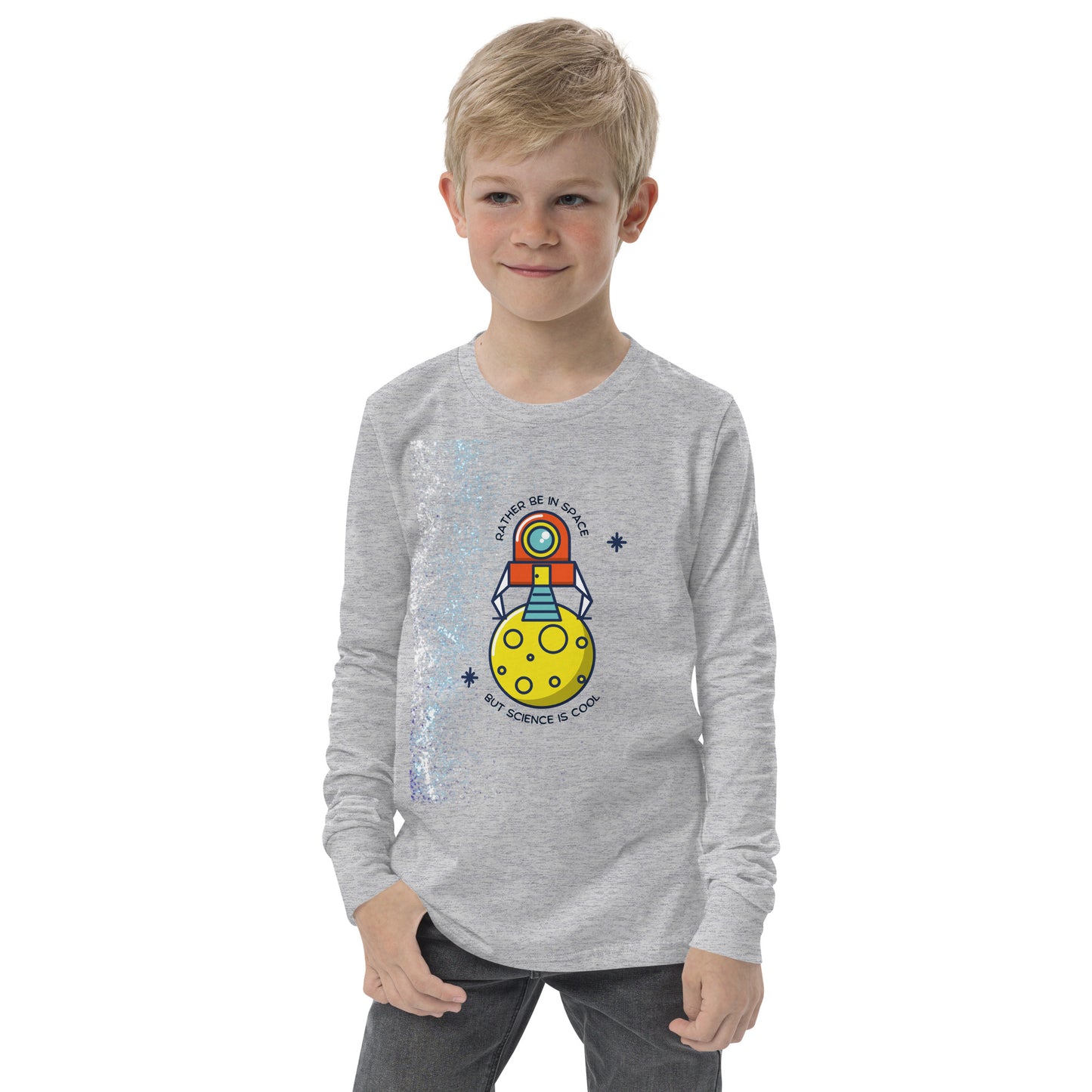 Rather be in Space - Youth Long Sleeve Tee Shirt