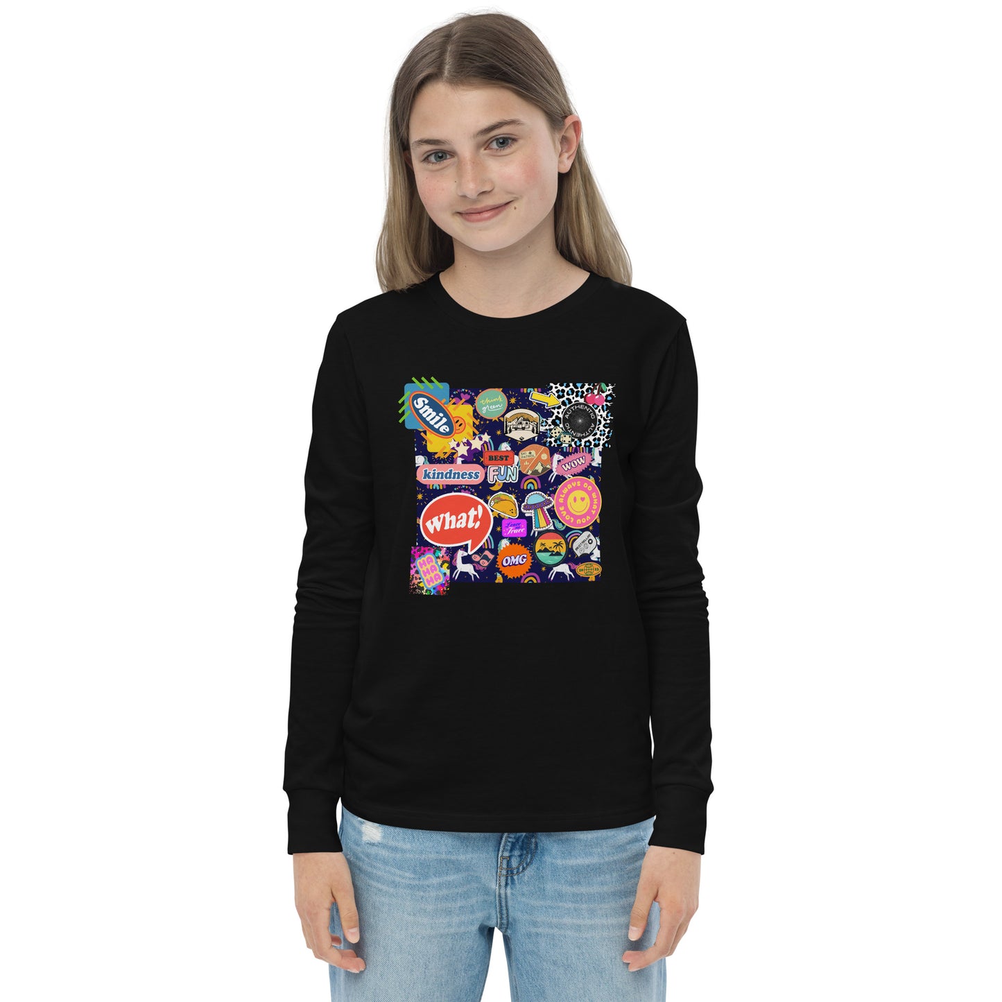 Parches para hacerte sonreír Camiseta de manga larga