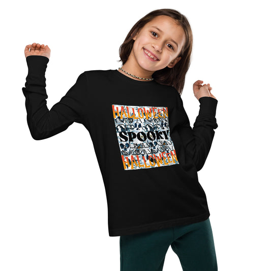 Spooky Halloween Youth Long Sleeve Tee