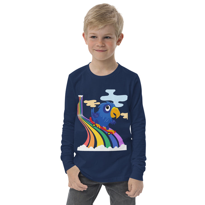 Skate Parrot - Camiseta de manga larga juvenil