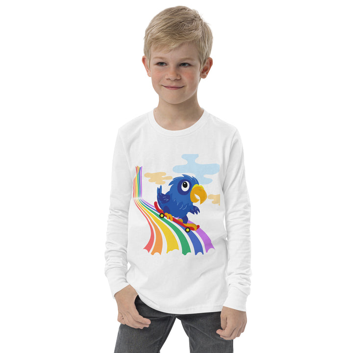 Skate Parrot - Camiseta de manga larga juvenil