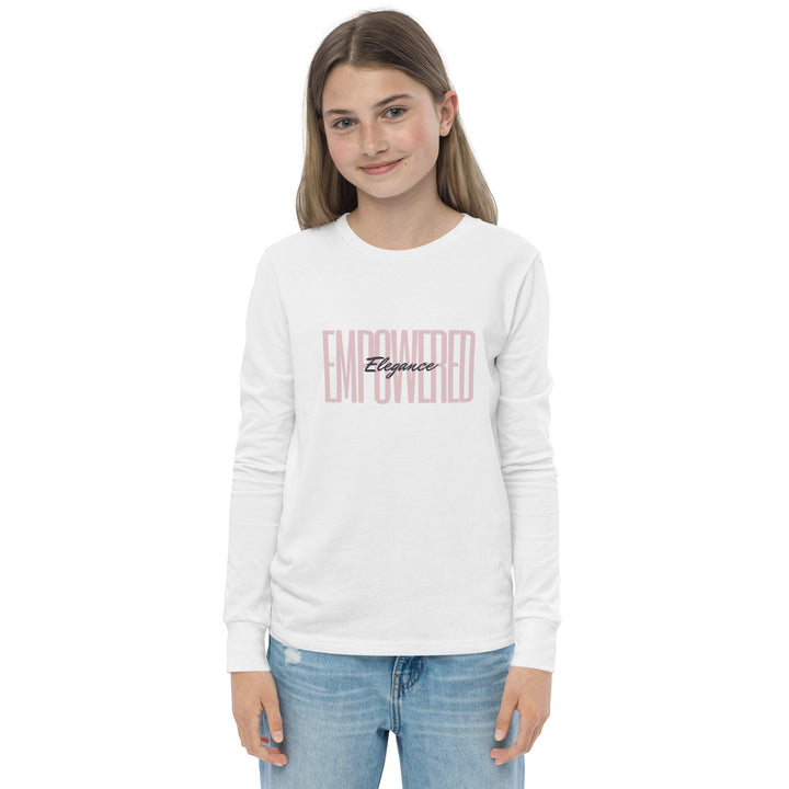 Empowered Elegance - Camiseta de manga larga para jóvenes