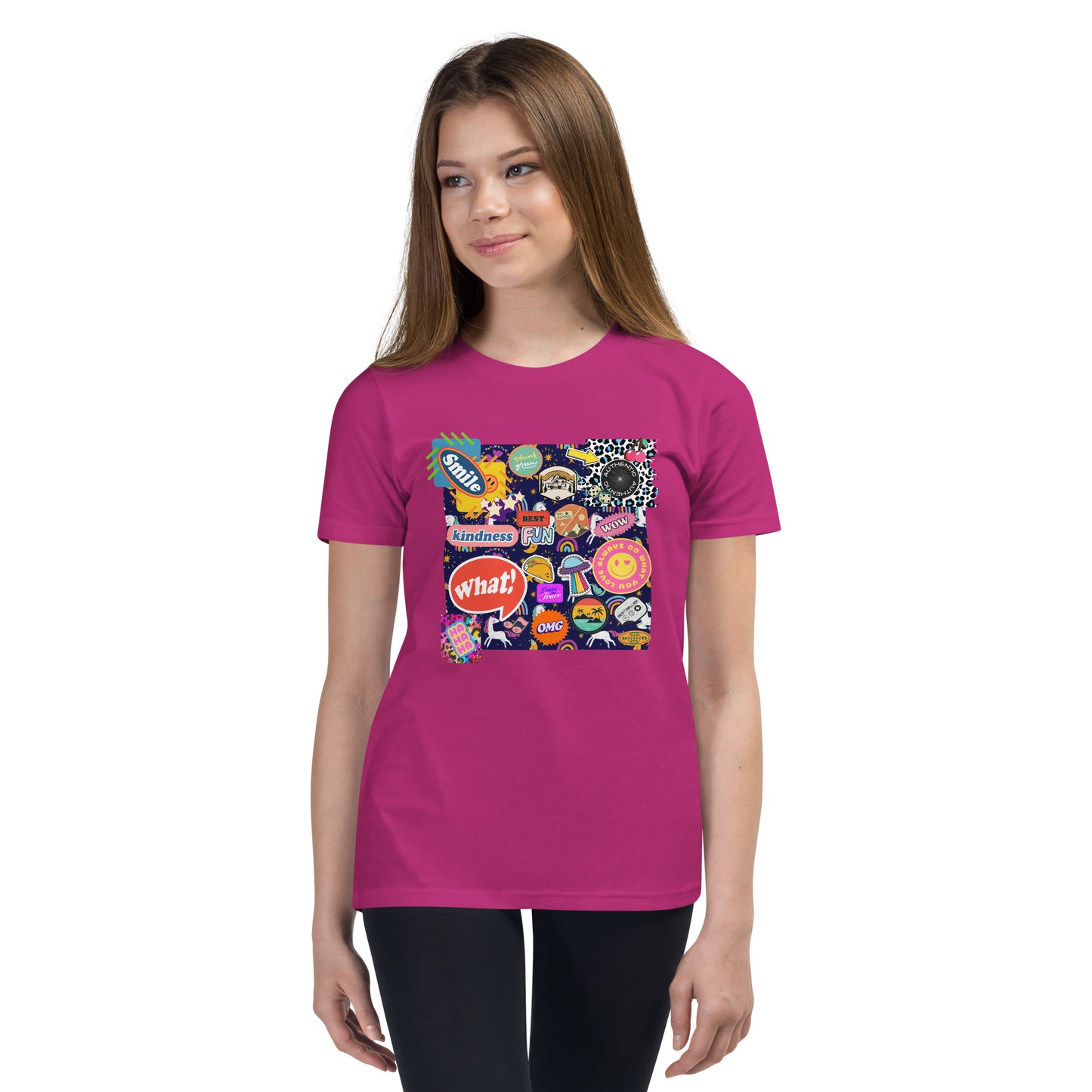 Patches to make you Smile Youth Tee Shirt
