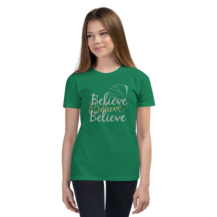 Believe Christmas Youth Short Tee Shirt