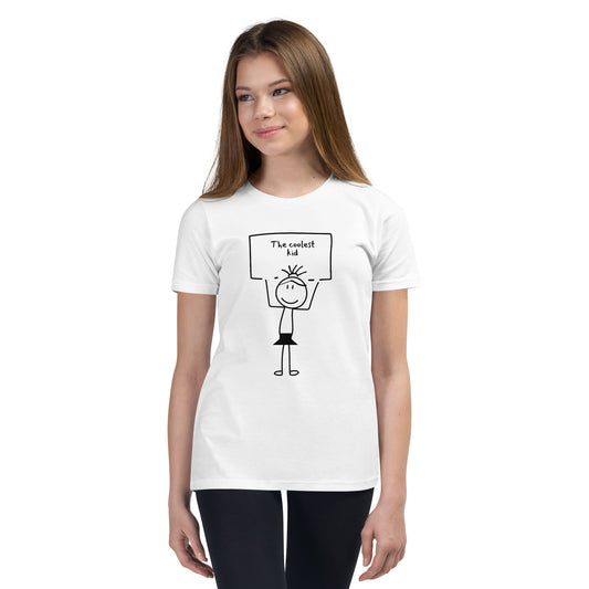 The coolest kid (girl) - Camiseta de manga corta juvenil